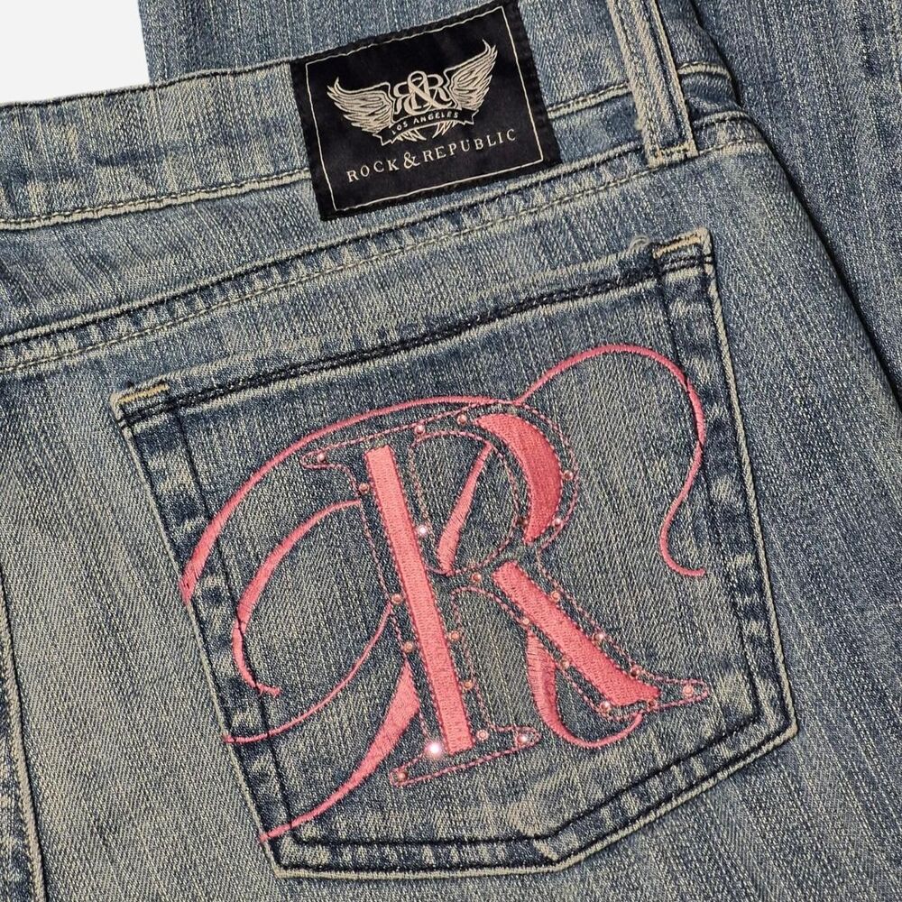 Rock-and-republic Women's Blue and Navy Jeans